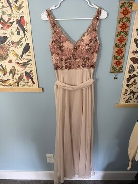 BHLDN Blush Keira Dress